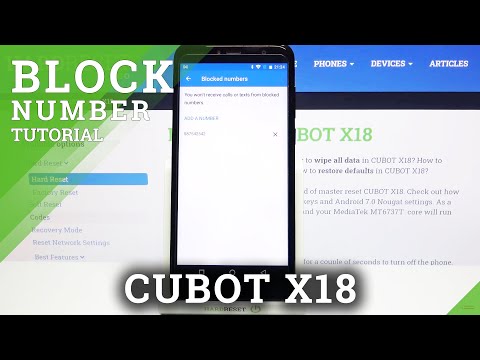 How to Block Number on CUBOT X18 – Block Calls
