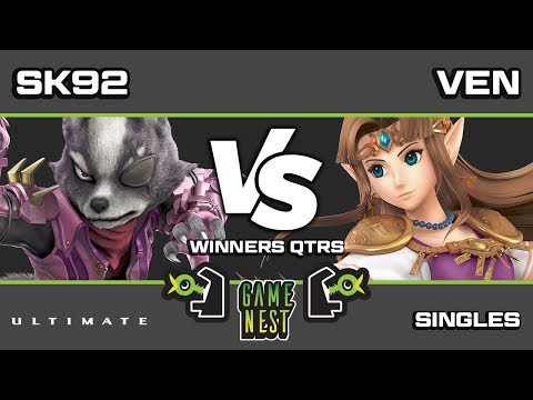 Game Nest Smash It Up: Sugoi | Ven (Zelda) vs SK92 (Wolf) - Winners Qtrs