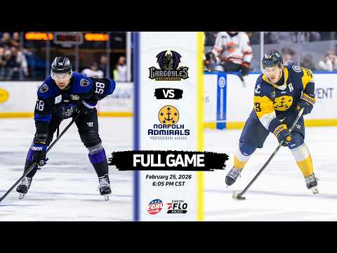 ECHL Free Live Stream - Greensboro Gargoyles vs Norfolk Admirals | FloHockey