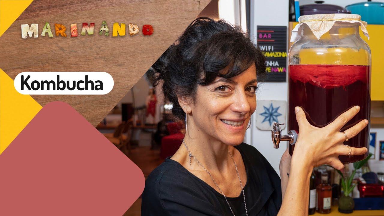 KOMBUCHA EM CASA: MARINA PERSON ENSINA A FAZER | MARINANDO