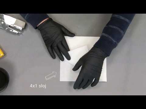 NAVODILA ZA IZDELAVO 4 SLOJNE ZAŠČITNE AIRLAID MASKE