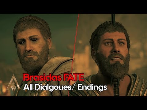 Brasidas Fate - All Dialogues/ Endings - AC Odyssey - Torment of Hades DLC - Fate of Atlantis