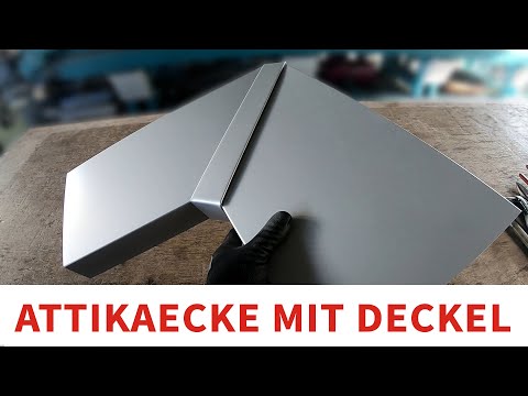 Create a parapet corner with an expansion lid