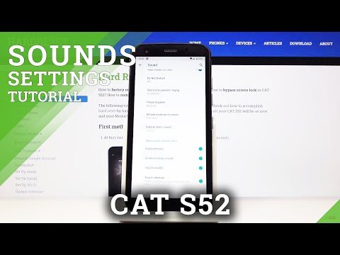 How to Activate Touch Sounds in CAT S52 – Dial Pad Sounds