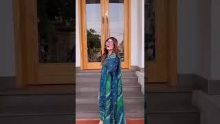 Prussian Blue Embroidered Lawn Kurta Set - Video 1