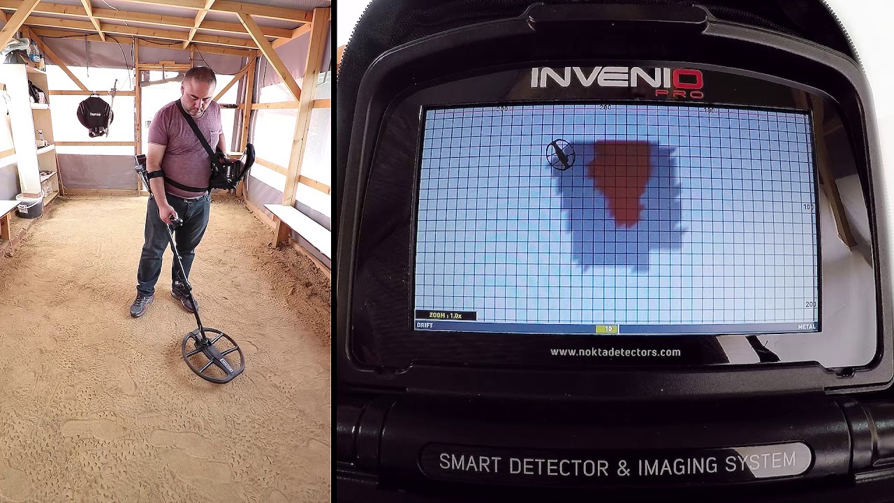 Invenio Dedektör - 50cm Uzunluğunda 8mm'lik Demirden Yapılmış T Harfinin Tespiti