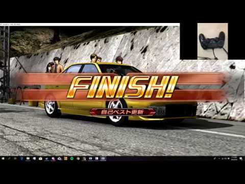 Initial D Arcade Stage 8 PC / Platinum Time Attack - Irohazaka (DH) /w Controller cam