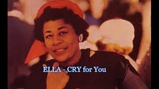 ELLA FITZGERALD -  CRY ME A RIVER