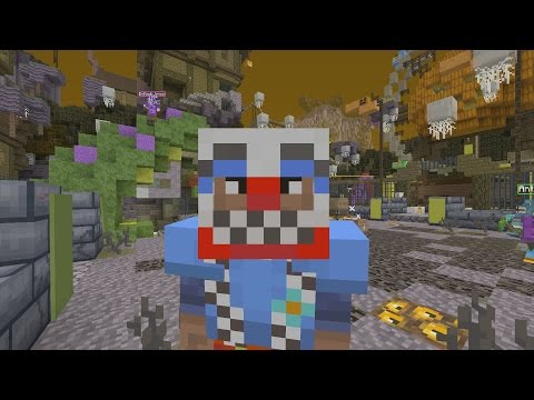 EPIC Halloween Battle Mini-Game with Subscribers on Minecraft Xbox!
