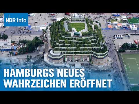 Grüner Bunker in Hamburg eröffnet: Vom grauen Koloss zur grünen Oase auf St. Pauli | NDR Info