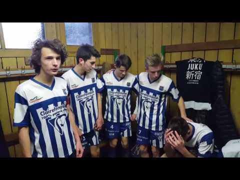 Cri de guerre victoire u18 après victoire  2 à 1 face à Aurec