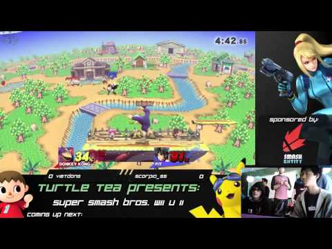 Turtle Tea PRESENTS: SSB4 II ( Round 1 - VIETDONG vs. Scorpio-55 )