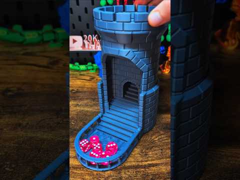 Башня для бросания кубиков «Smash the Auto-Reload» - 3D-печатанная Dice Tower с авто-перегрузкой (FDM технология) - фото 1 - id-p2742241173