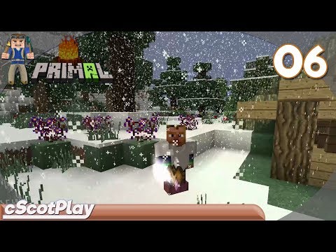 PRIMAL Minecraft w/ cScot : Ep 06 – Roots – Petal Protection – Let’s Play
