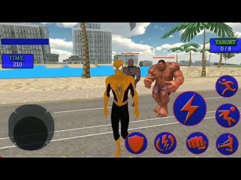 New Spider Hero Crime City Survival | Flying Spider Superhero Avenger Battle | Android GamePlay