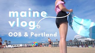 MAINE VLOG || portland & old orchard beach || Sony a5000 vlog