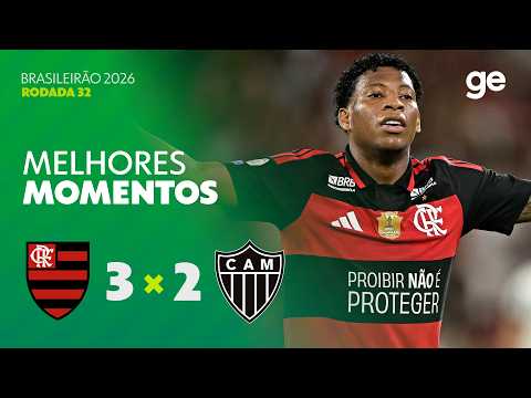 Gols e melhores lances de Flamengo x Atlético Mineiro