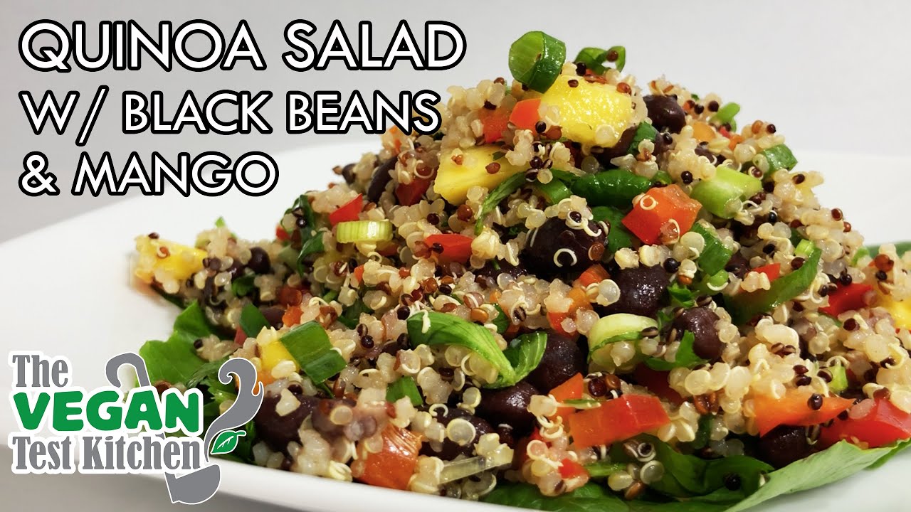 Quinoa Salad with Black Beans and Mango | The Vegan Test Kitchen