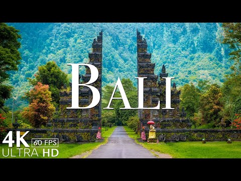 FLYING OVER BALI (4K UHD) - Relaxing Music Along With Beautiful Nature Videos - 4K Video Ultra HD
