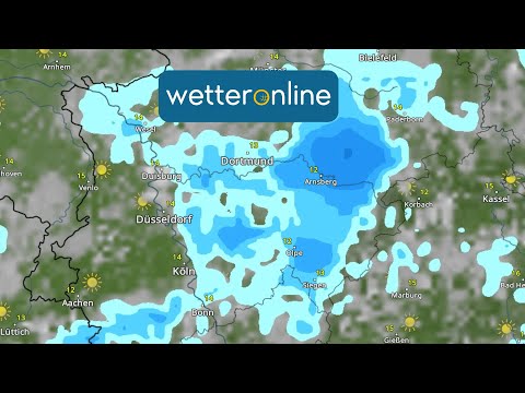 RegenRadar mit Unwetterwarnung Video