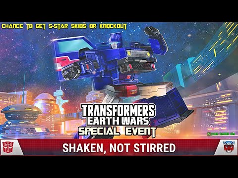 TRANSFORMERS Special Event - SHAKEN, NOT STIRRED | Chance to get 5-Star SKIDS or KNOCKOUT