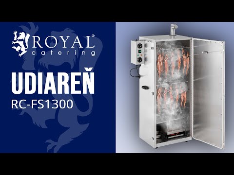 Video - Udiareň - 147 l - Royal Catering - 8 roštov