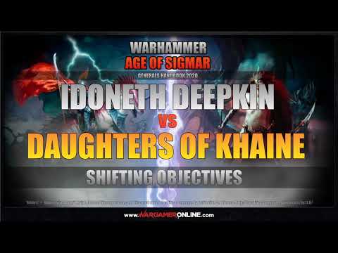 BATREP: Idoneth Deepkin vs Daughters of Khaine , Generals Handbook 2020, AOS Batrep