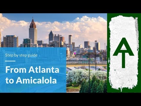 How do you get to the Appalachian Trail from Atlanta - AT 2021
