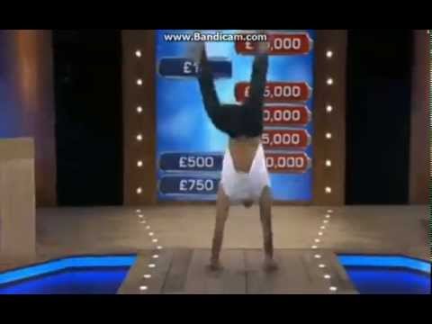 Aston Merrygold Backflip on Deal Or No Deal