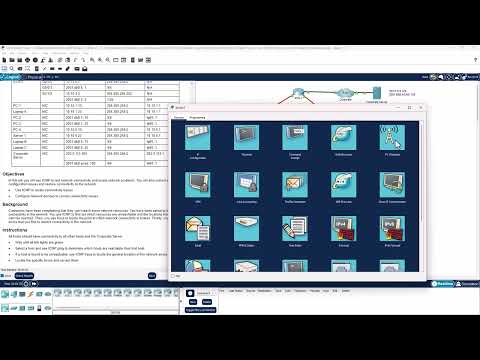 CCNA1-ITNv7 - 13.3.1 Packet Tracer - Use ICMP to Test and Correct Network Connectivity