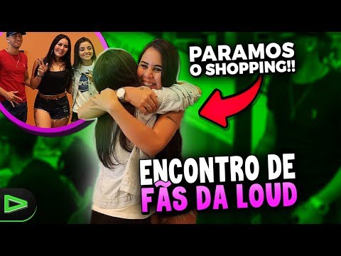 PARAMOS O SHOPPING!! O PRIMEIRO ENCONTRO DE FÃS DA LOUD