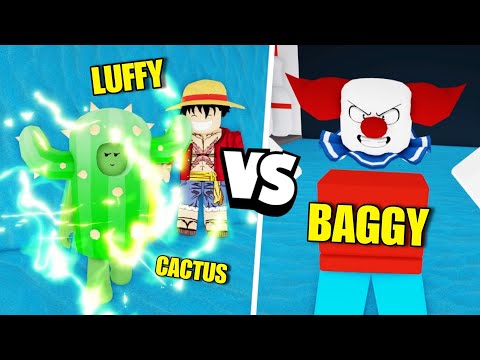CACTUS ET LUFFY VS BAGGY LE CLOWN ! (PARTIE 1) BROOKHAVEN - ROBLOX