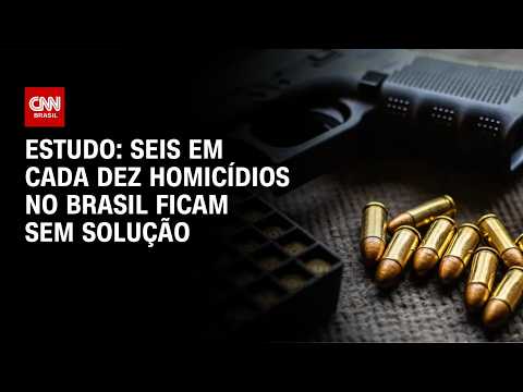 Seis em cada dez homicídios no Brasil ficam sem solução | CNN NOVO DIA