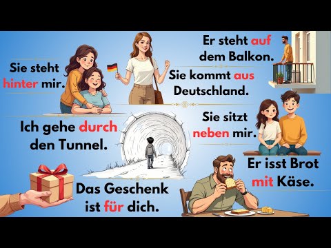 Master German Prepositions with 180 Easy Sentences!