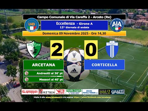 Arcetana - Corticella 2-0