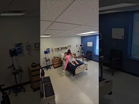 Always make sure your patients are comfortable. #nurse #scrubs #bedside #patientcare