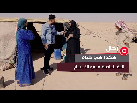 شاهد بالفيديو.. رحال يطلعكم على تفاصيل حياة "الغنامة" في صحراء الانبار