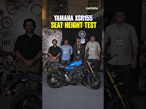 Yamaha XSR155: Seat height test with FOUR riders ✅️ • #yamahaxsr155 #xsr155 #Yamaha #seatheight