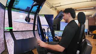 The Intellia Tracked Excavator Simulation Curriculum by CM Labs