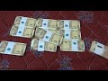 NEW INDIAN TEN Rupee Note Bundle Unwrapping