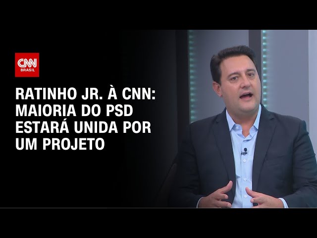 Ratinho Jr. à CNN: Maioria do PSD estará unida por um projeto | CNN 360º