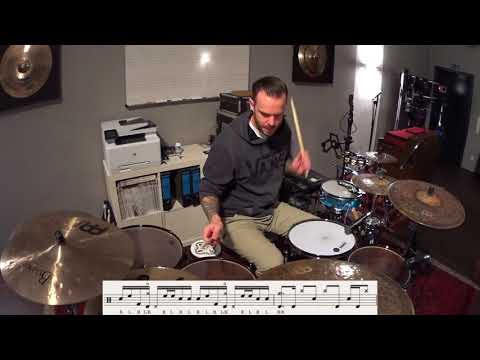 60 Second Drum Lesson | 32nd notes Snare Tom Kick Fill