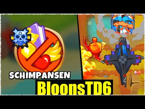 MIT NUR ZWEI AFFEN SCHIMPANSEN SCHAFFEN! - Bloons Td6 [Deutsch/German]