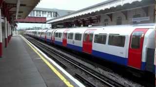 preview picture of video 'Subway/Tube entering into service at @ Harrow & Wealdstone Station, England'