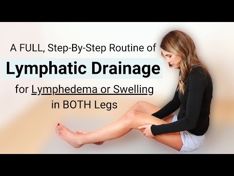 Lymphatic Drainage Massage for Lymphedema & Swelling in BOTH Legs