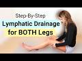 Lymphatic Drainage Massage For Lymphedema Swelling In BOTH Legs