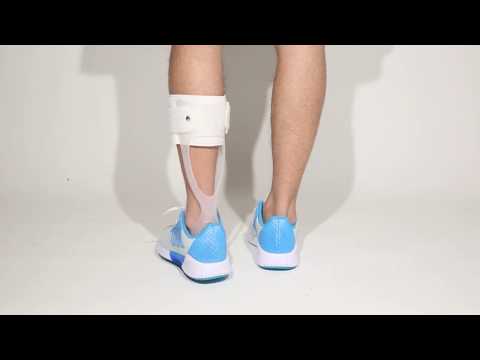 How To Put On Drop Foot Brace - AFO Leaf Spring Splint - Orthomen