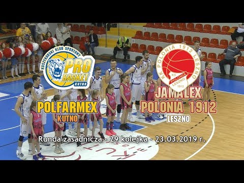 Skrót meczu Polfarmex Kutno - Jamalex Polonia 1912 Leszno - 23.03.2019