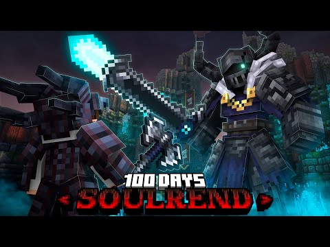 I Survived 100 Days As a BERSERKER In SOULREND