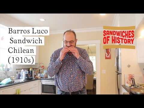 Barros Luco Sandwich from Chile (1910s) on Sandwiches of History⁣